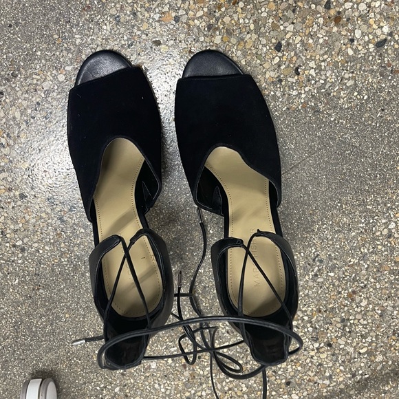 Marc Fisher | Open Toe | Lace Up Heels - Picture 4 of 6